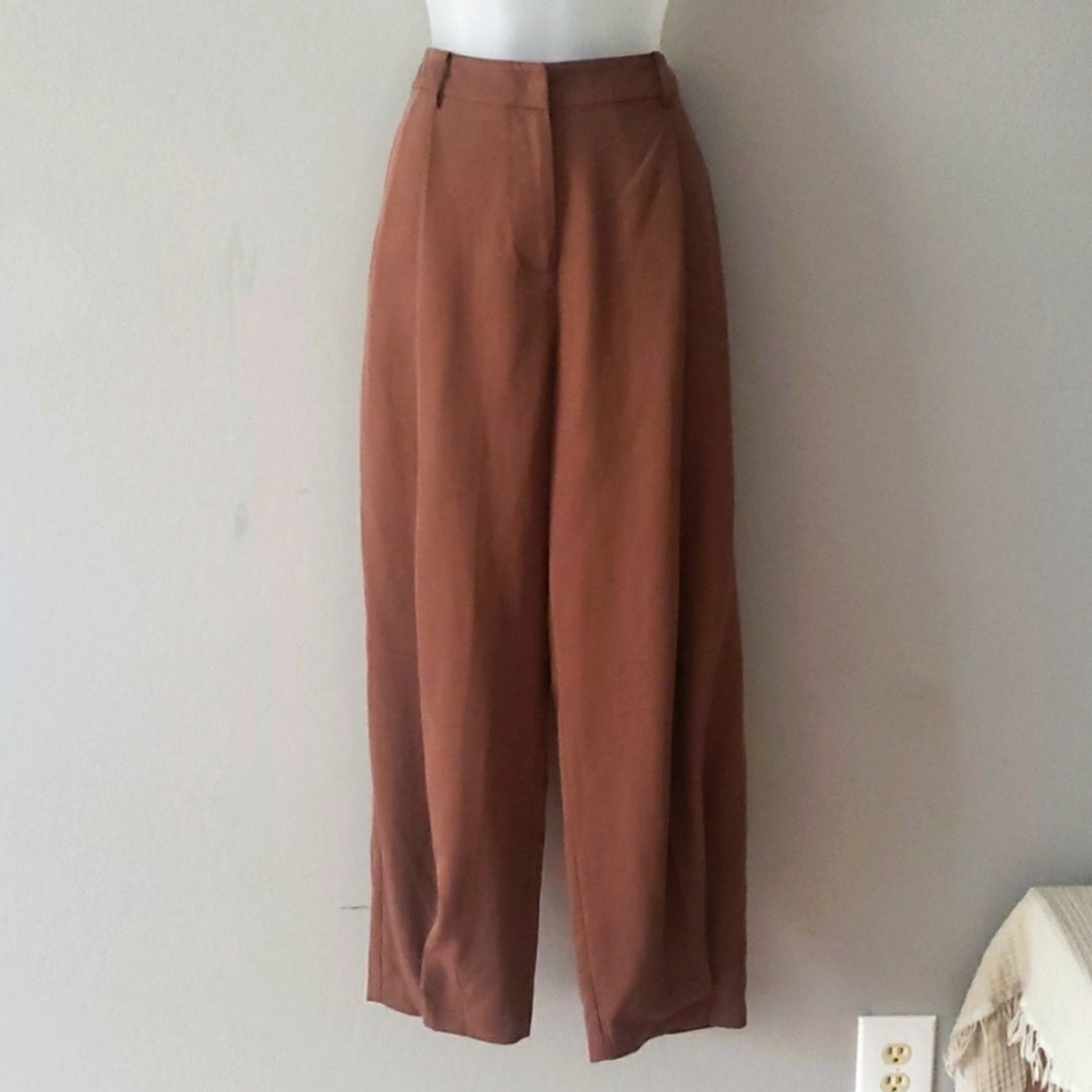 Brown linen pant
